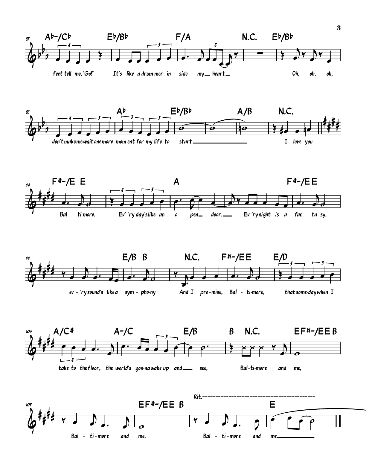 Sheet Music